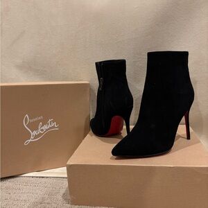 Christian Louboutin Black Ankle Boots